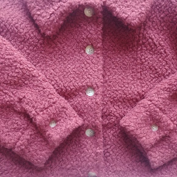 New With Tags Faherty XL Timber Ridge Fleece Jacket in Henna - Picture 8 of 12